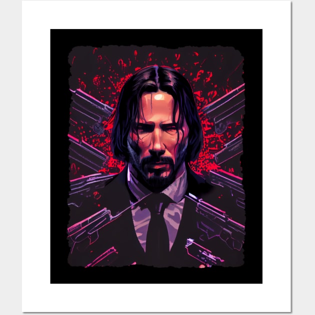 john wick Wall Art by Pixy Official